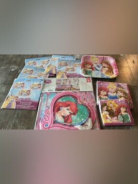Hallmark Disney Princess Party Decorations - Pink & Teal Accents